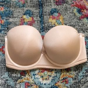 Paramour 34D strapless bra